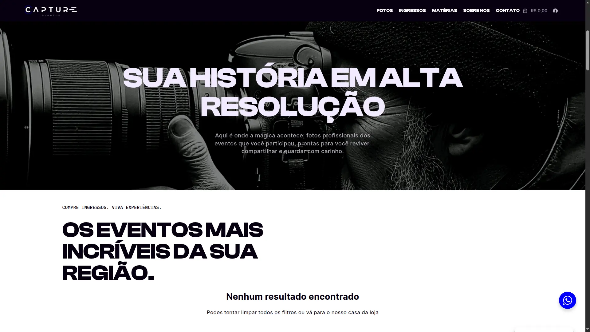 Projeto Capture Eventos