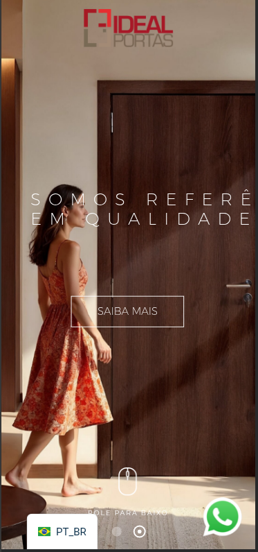 Catálogo Ideal Portas no celular